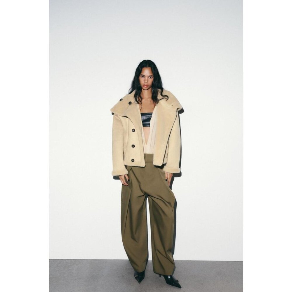 ZARA DOUBLE-FACED REVERSIBLE JACKET